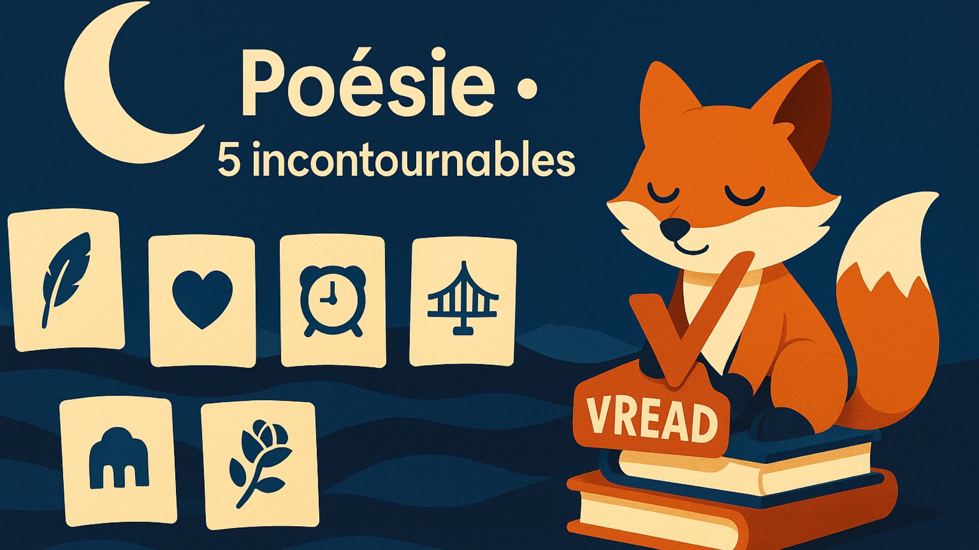 Poésie : 5 recueils incontournables à lire avec VREAD