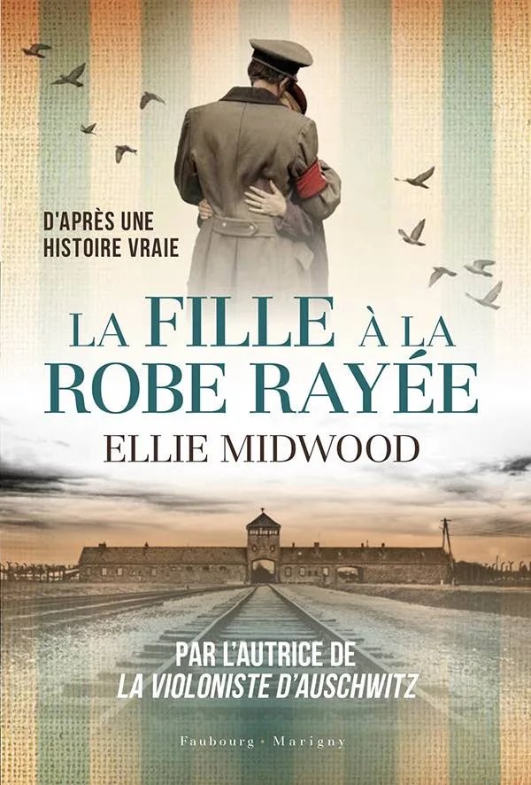 Couverture de « La fille à la robe rayée »