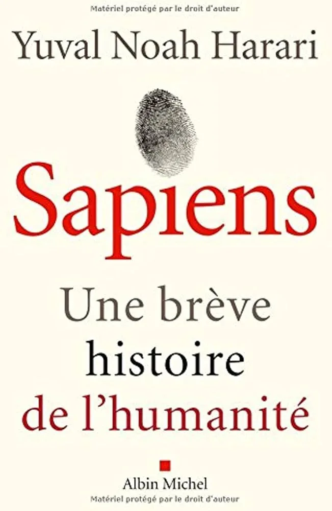 Couverture de « Sapiens : Une brève histoire de l'humanité »