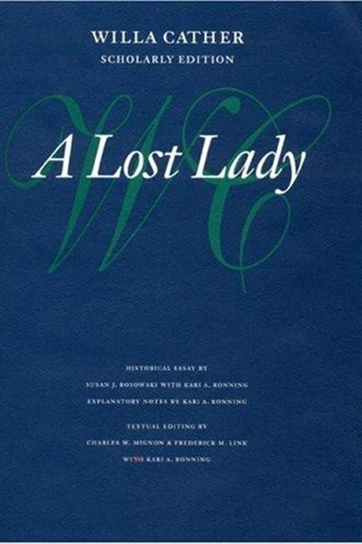 Couverture de « A Lost Lady »