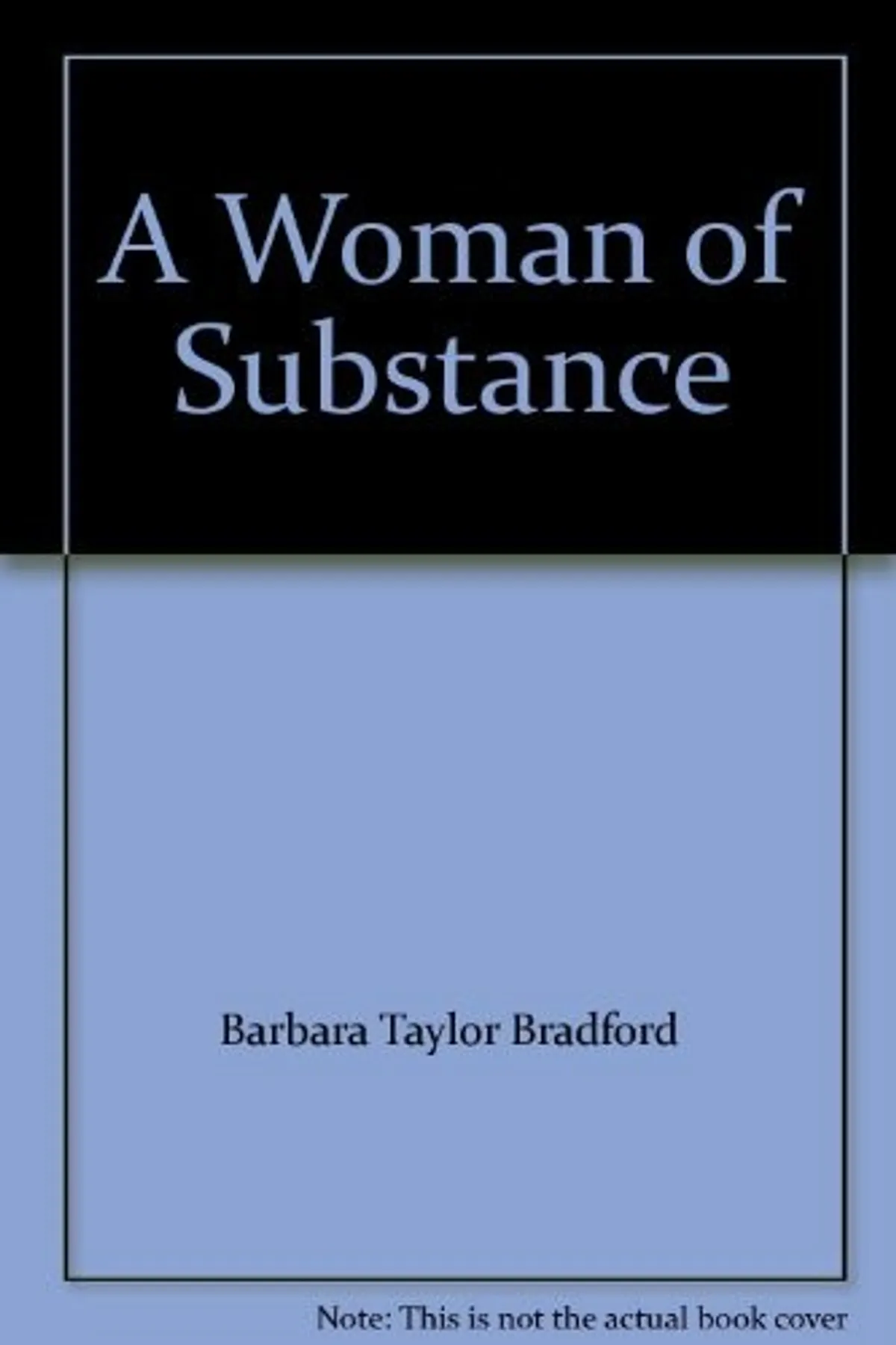 Couverture de « A Woman of Substance »