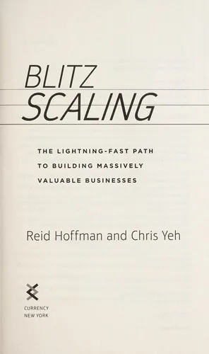 Couverture de « Blitzscaling »