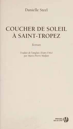 Couverture de « Coucher de soleil à Saint-Tropez »