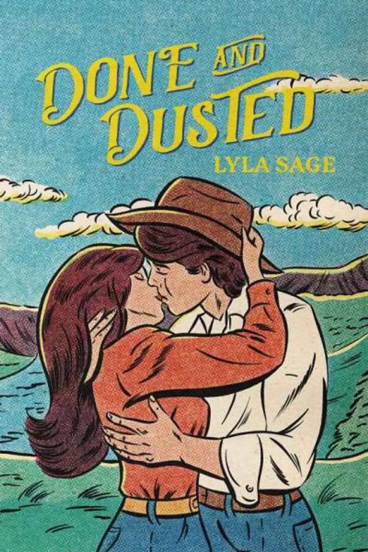 Couverture de « Done and Dusted : A Small Town Romance (Rebel Blue Ranch Book 1) »