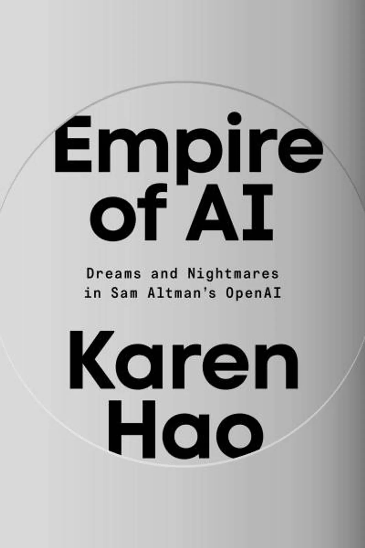 Couverture de « Empire of AI »