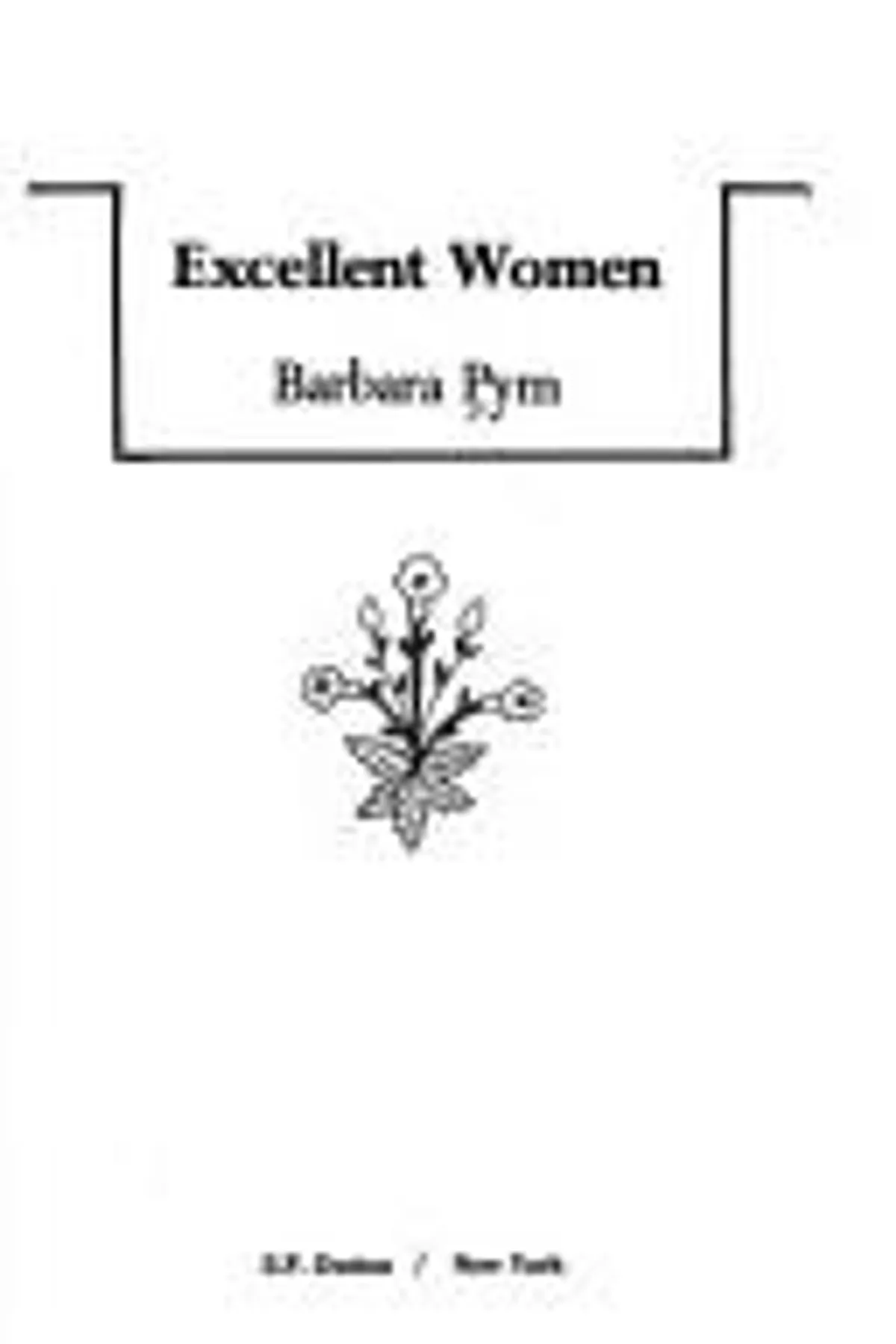 Couverture de « Excellent Women »