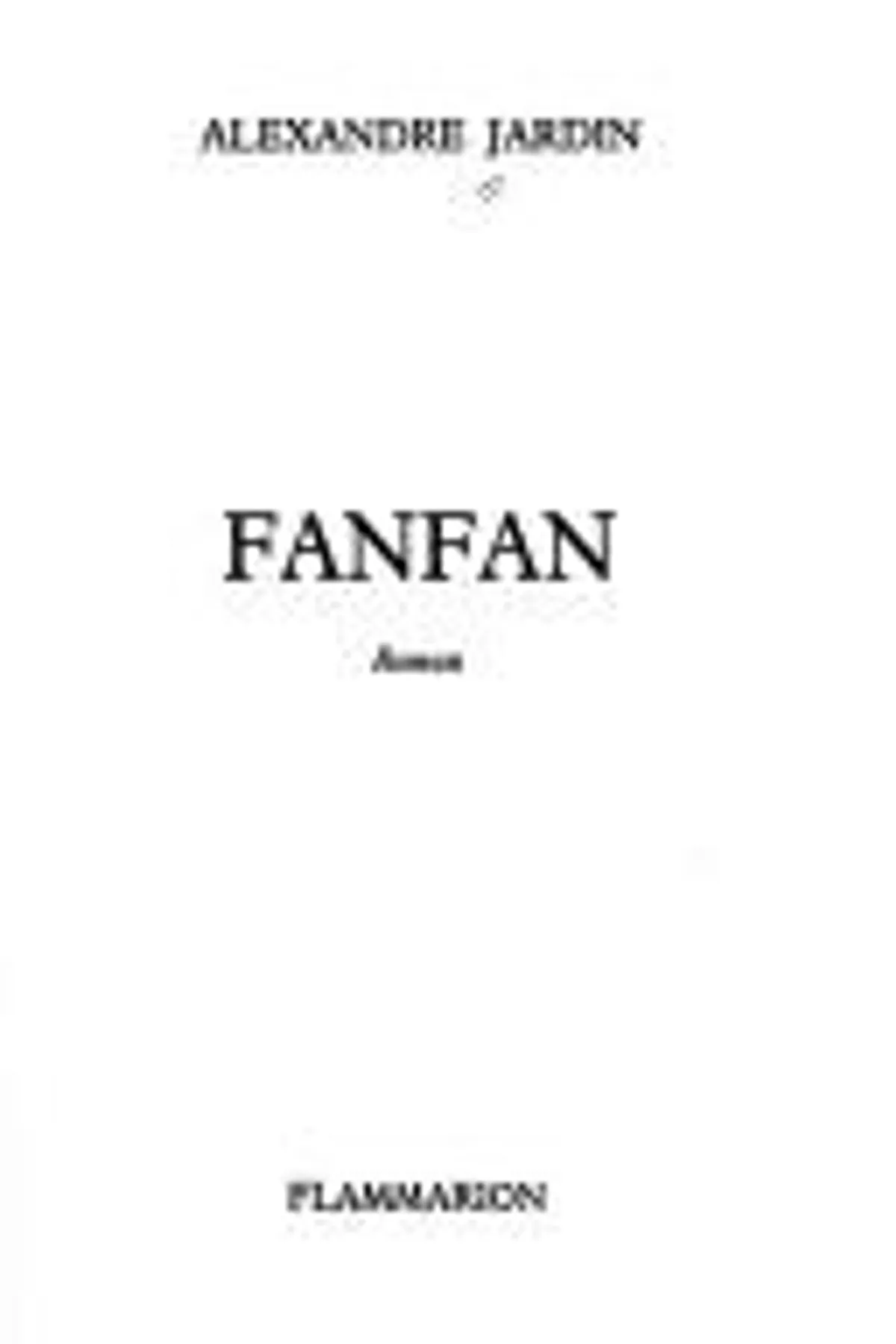 Couverture de « Fanfan »