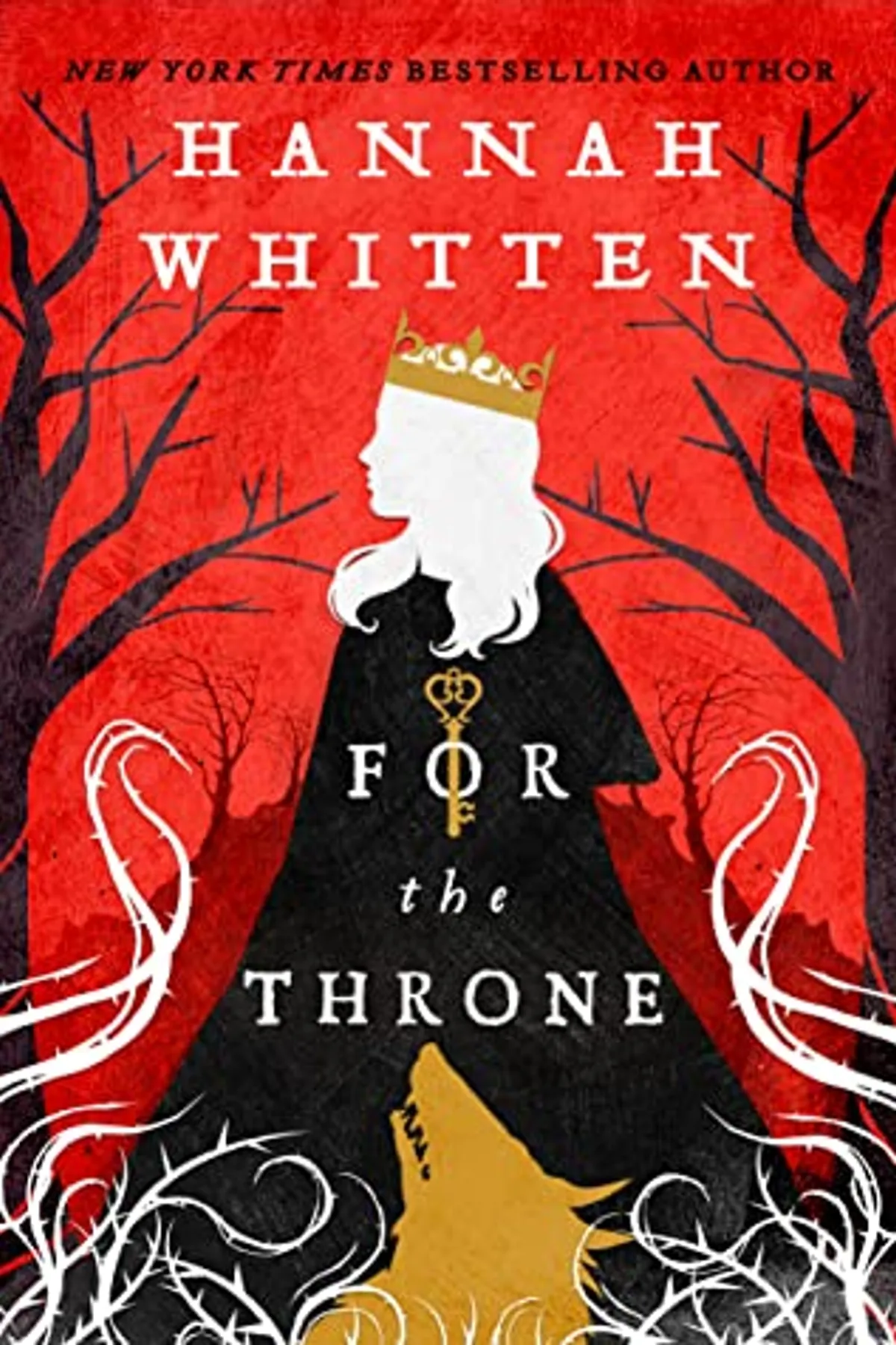 Couverture de « For the Throne (Wilderwood, #2) »