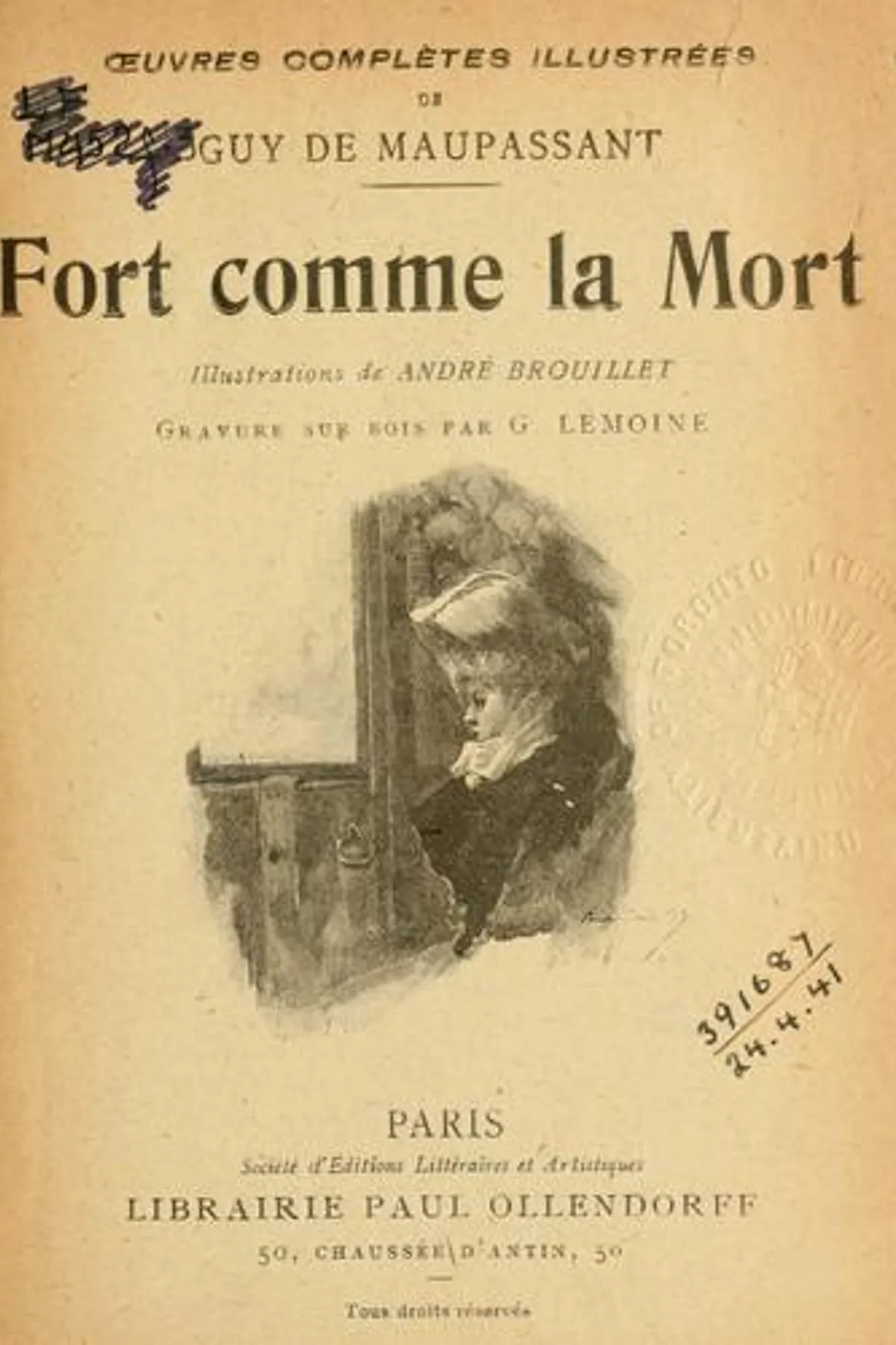 Couverture de « Fort comme la mort »