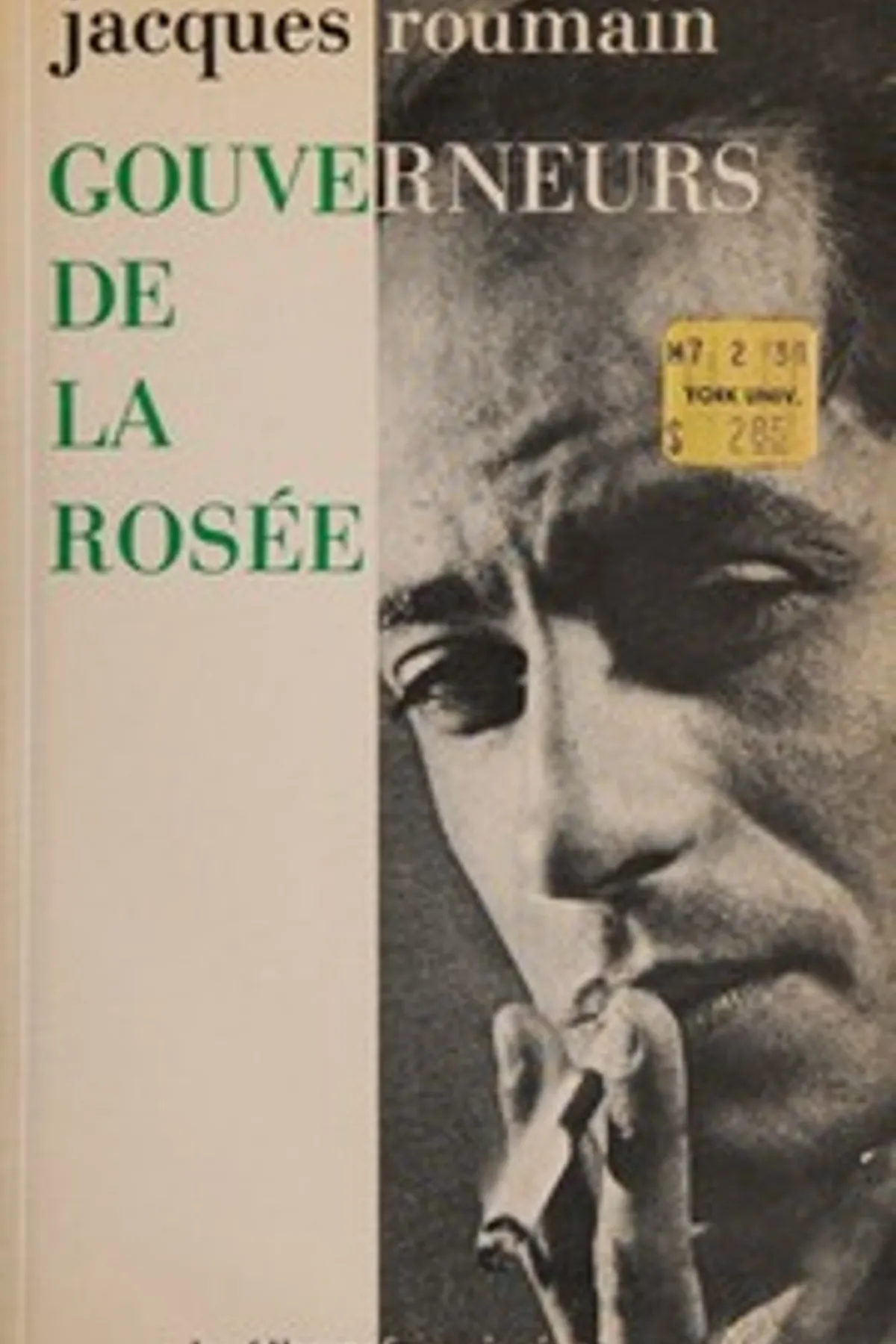Couverture de « Gouverneurs De La Rosee »