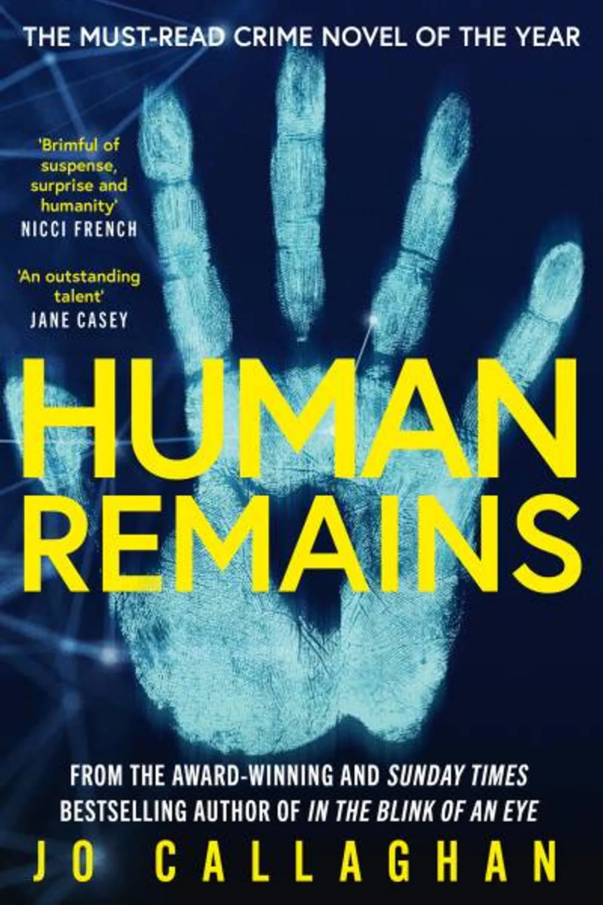 Couverture de « Human Remains : The gripping new thriller from the award-winning and Sunday Times bestselling author of In the Blink of an Eye »