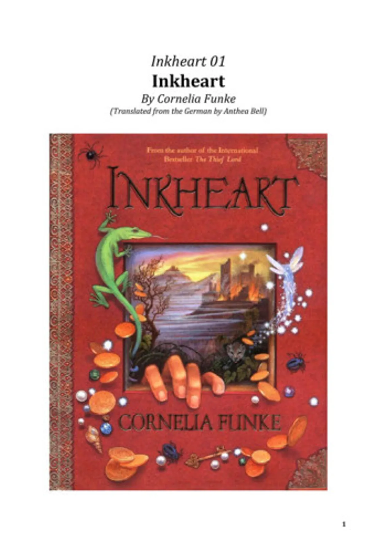 Couverture de « Inkheart »