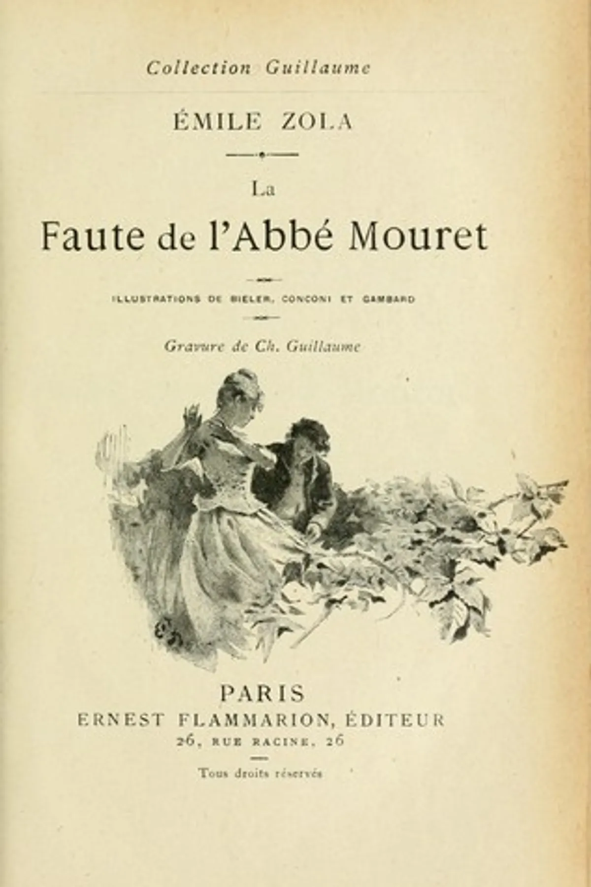 Couverture de « La Faute de l'abbé Mouret »