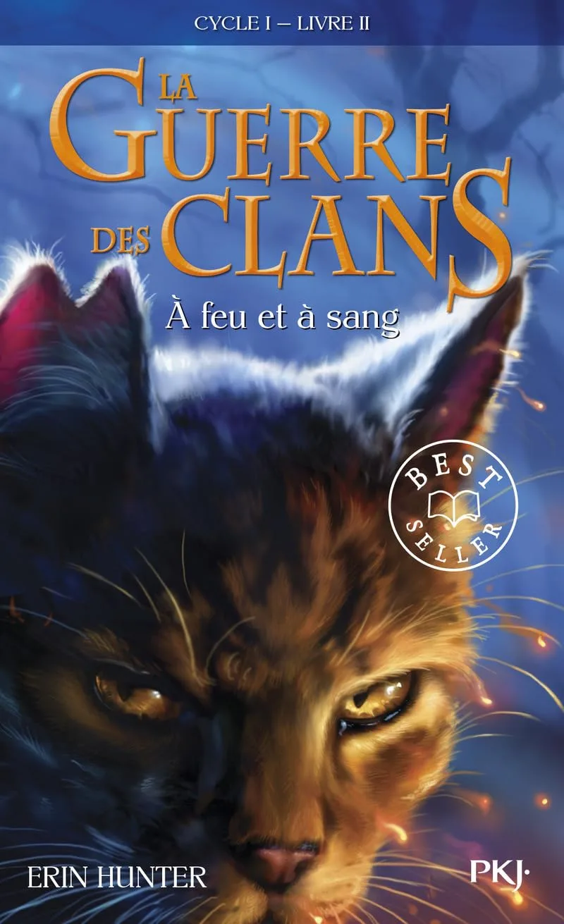 Couverture de « La guerre des clans, tome 2 : À feu et à sang »