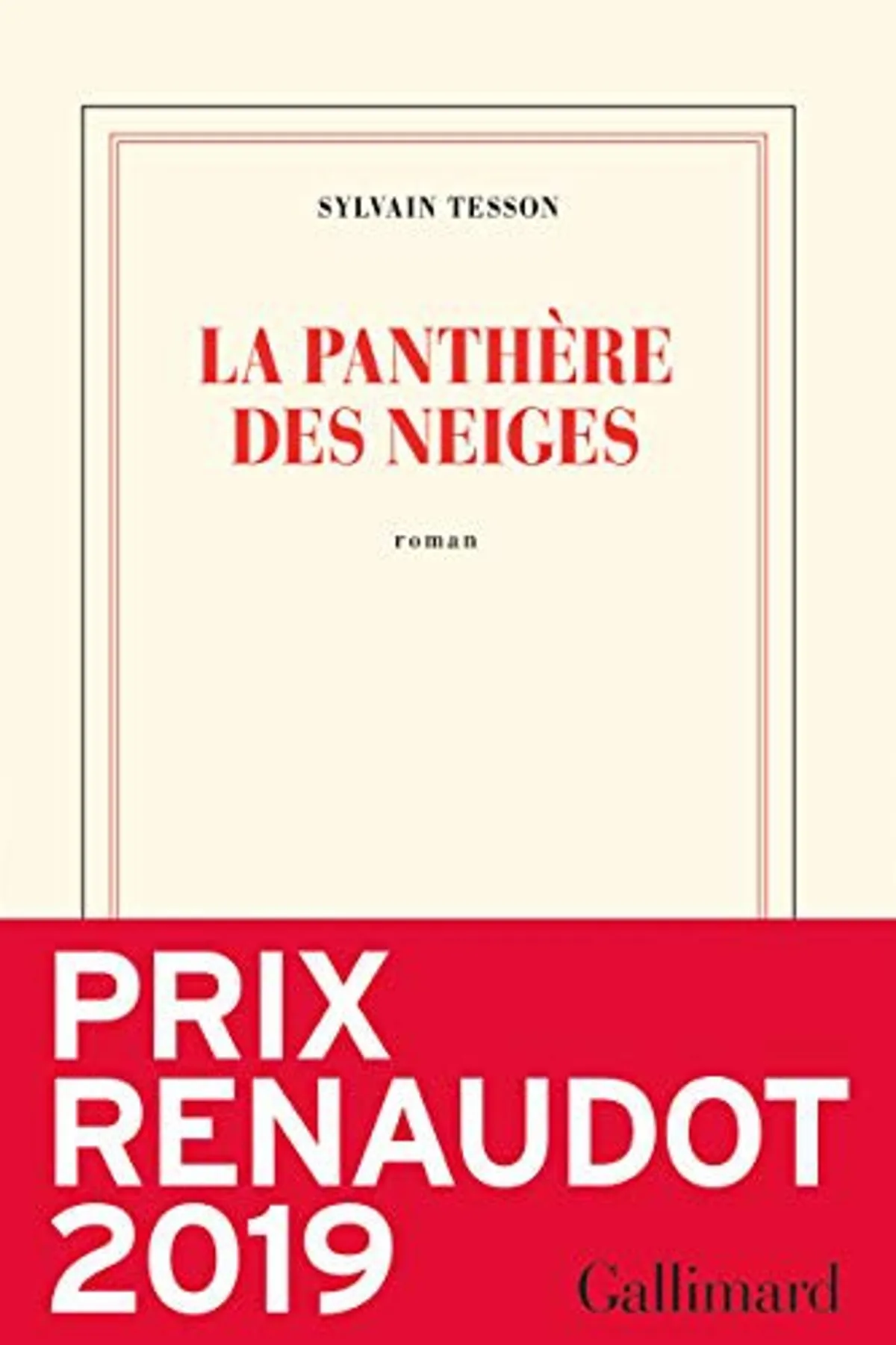Couverture de « La panthère des neiges »