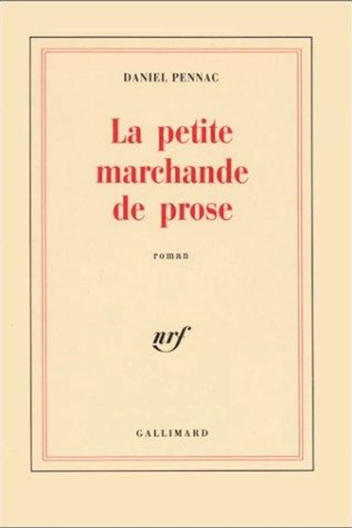 Couverture de « La petite marchande de prose »