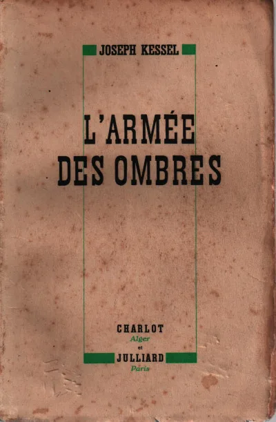 Couverture de « L'armée des ombres »