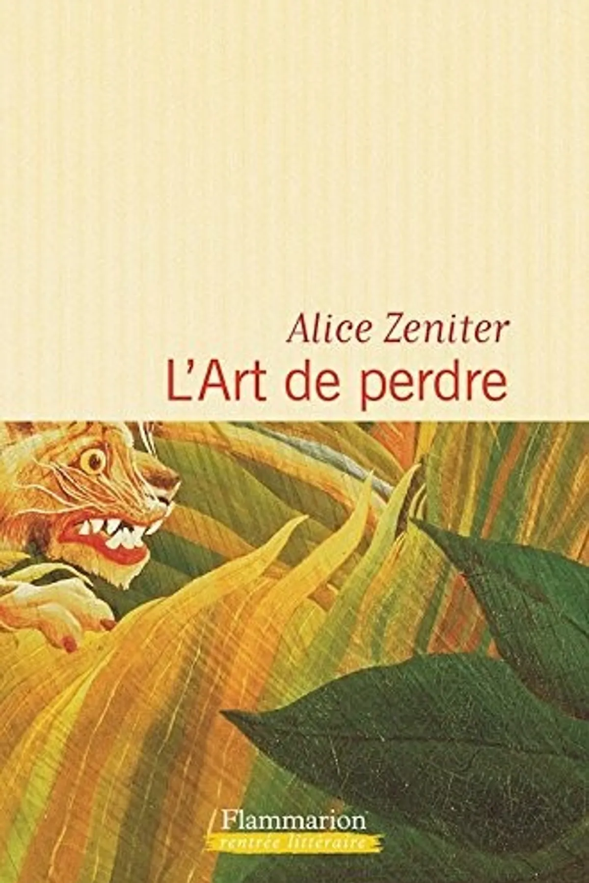 Couverture de « L'Art de perdre »
