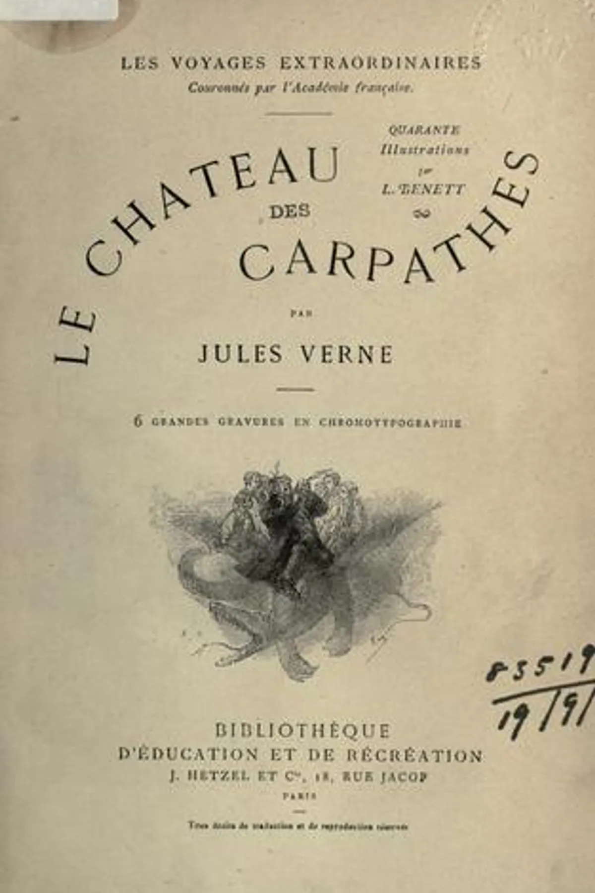 Couverture de « Le château des Carpathes »