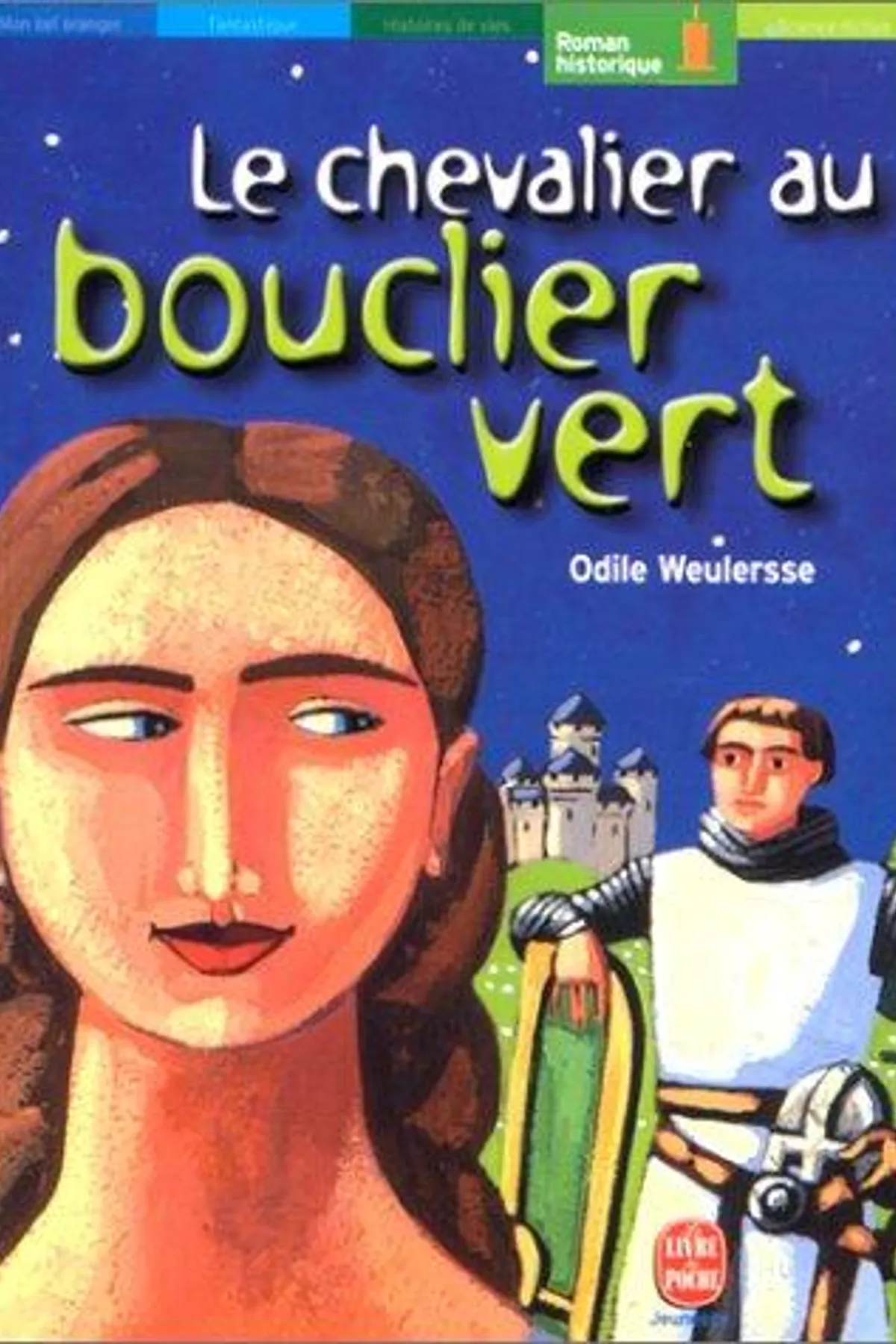 Couverture de « Le chevalier au bouclier vert »