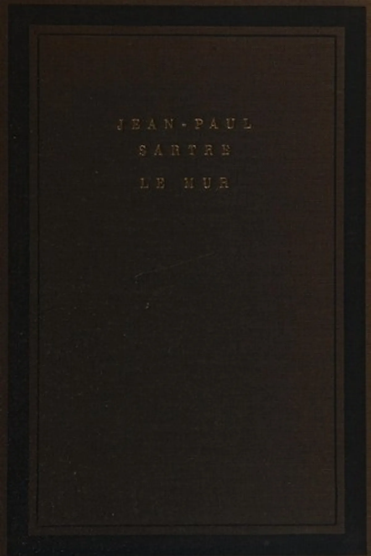 Couverture de « Le mur »