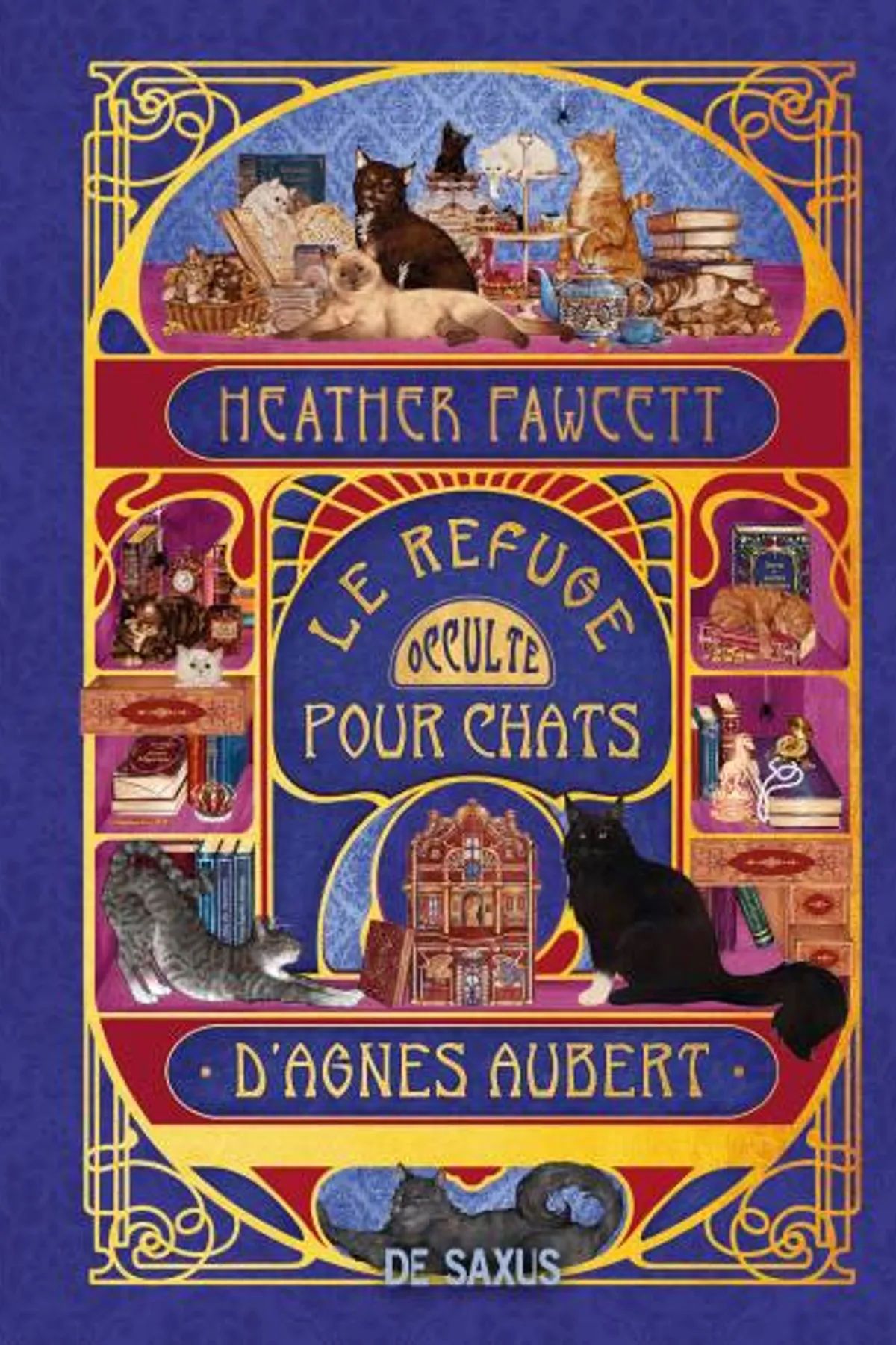 Couverture de « Le Refuge occulte pour chats d'Agnes Aubert »