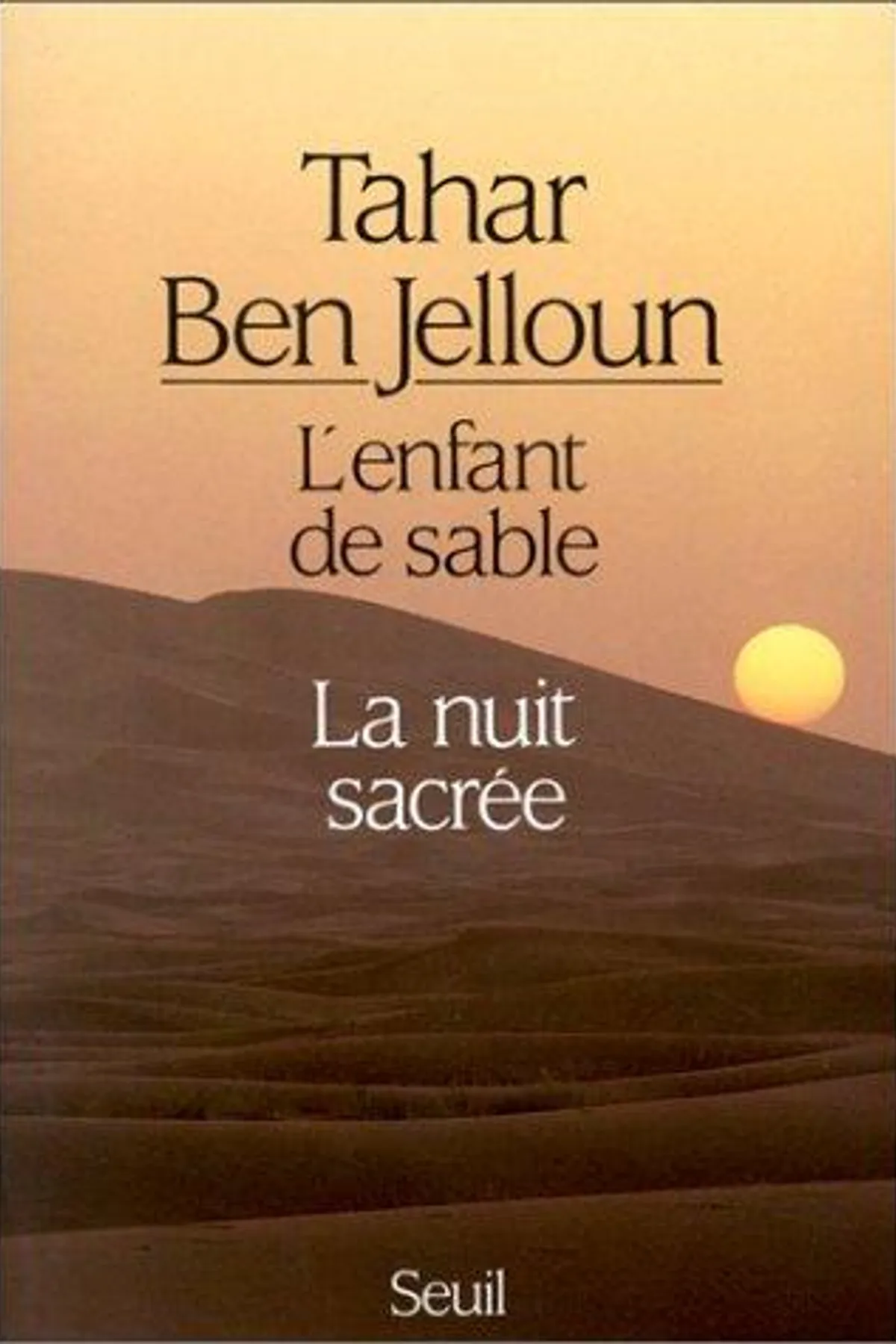 Couverture de « L'enfant de sable »