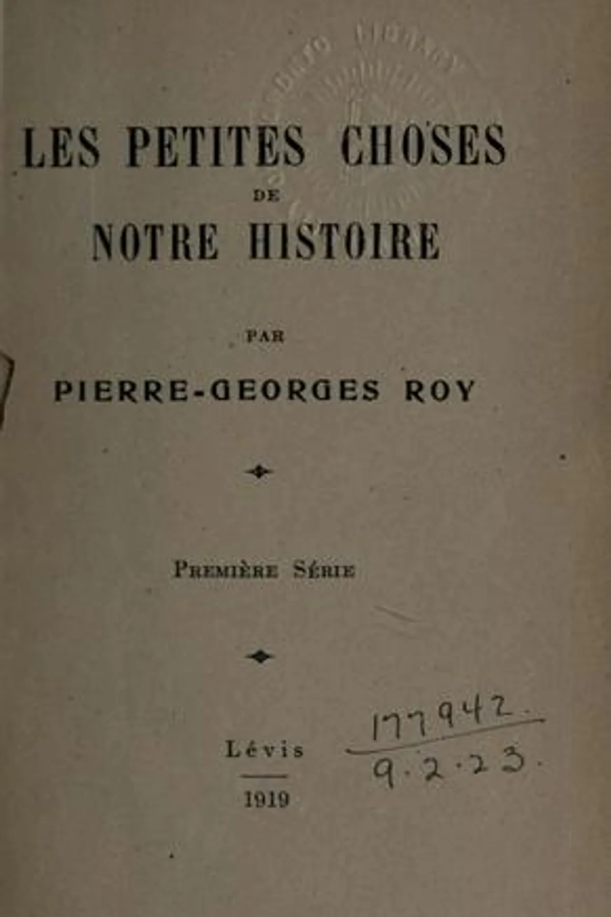 Couverture de « Les choses »