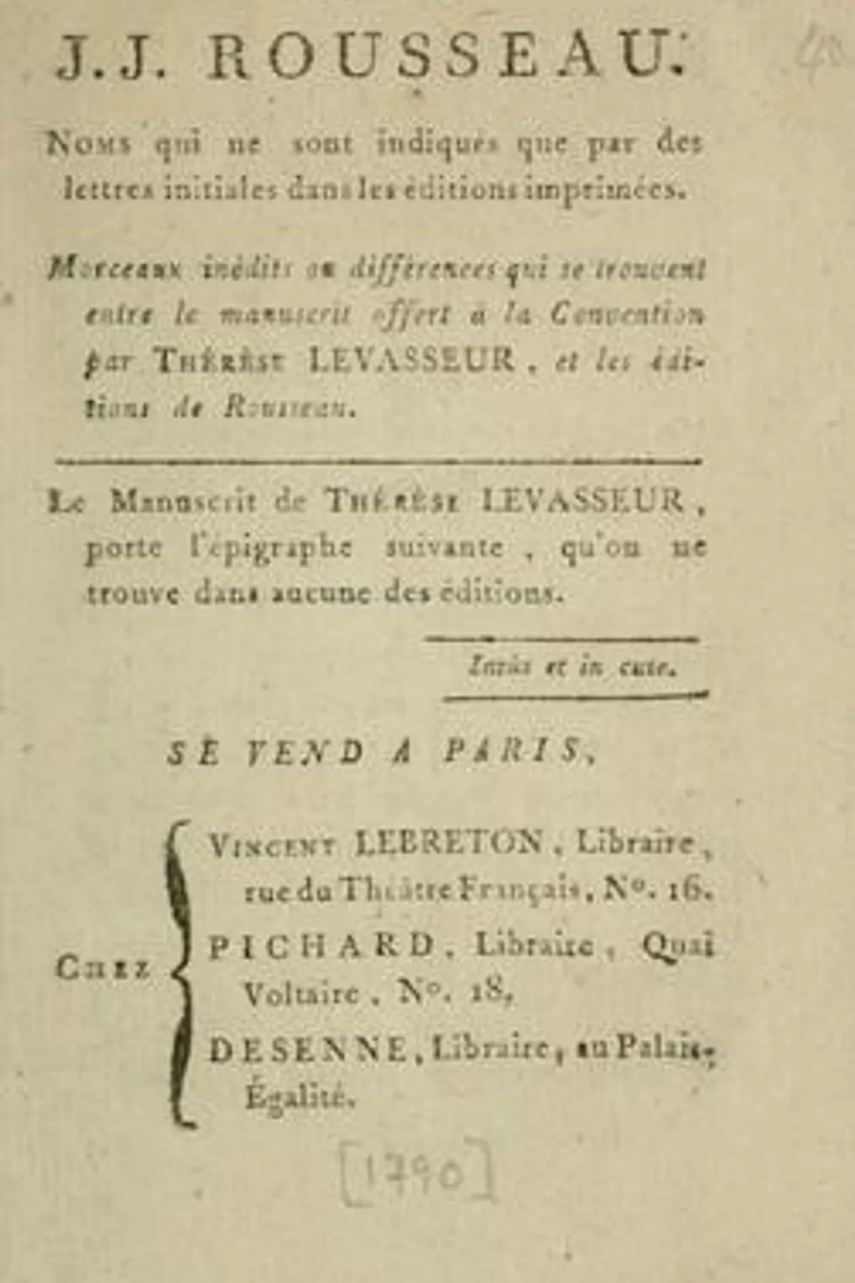 Couverture de « Les Confessions »