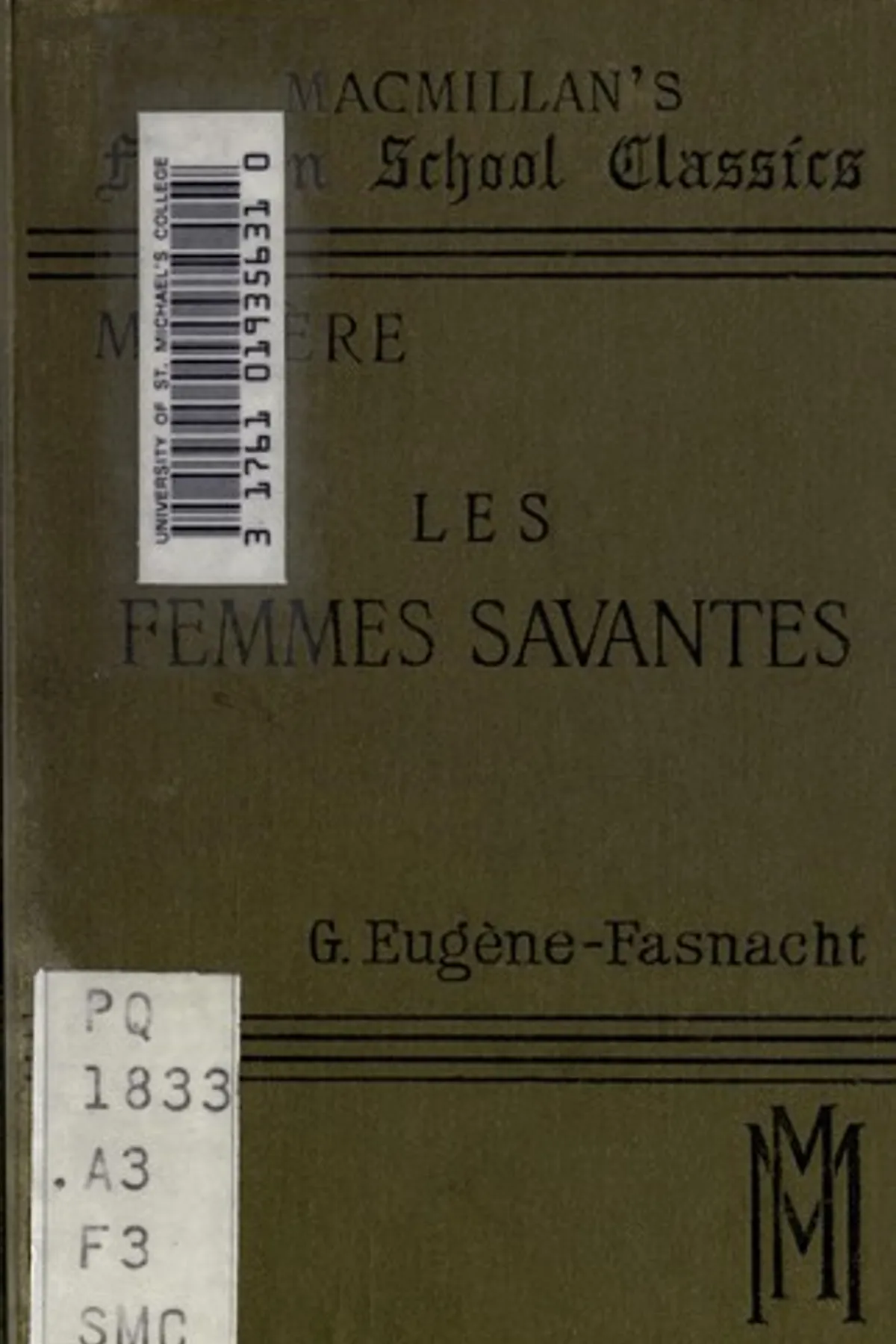 Couverture de « Les Femmes savantes »