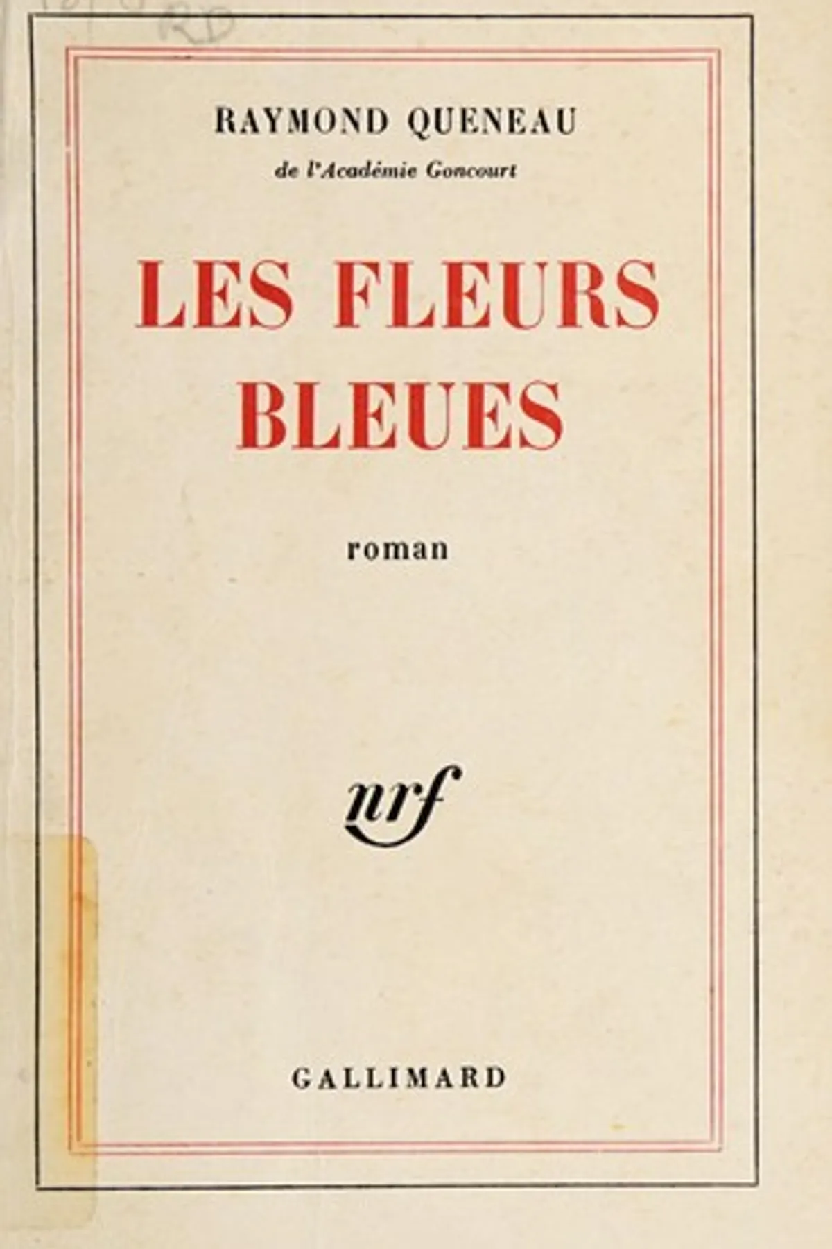 Couverture de « Les Fleurs Bleues »
