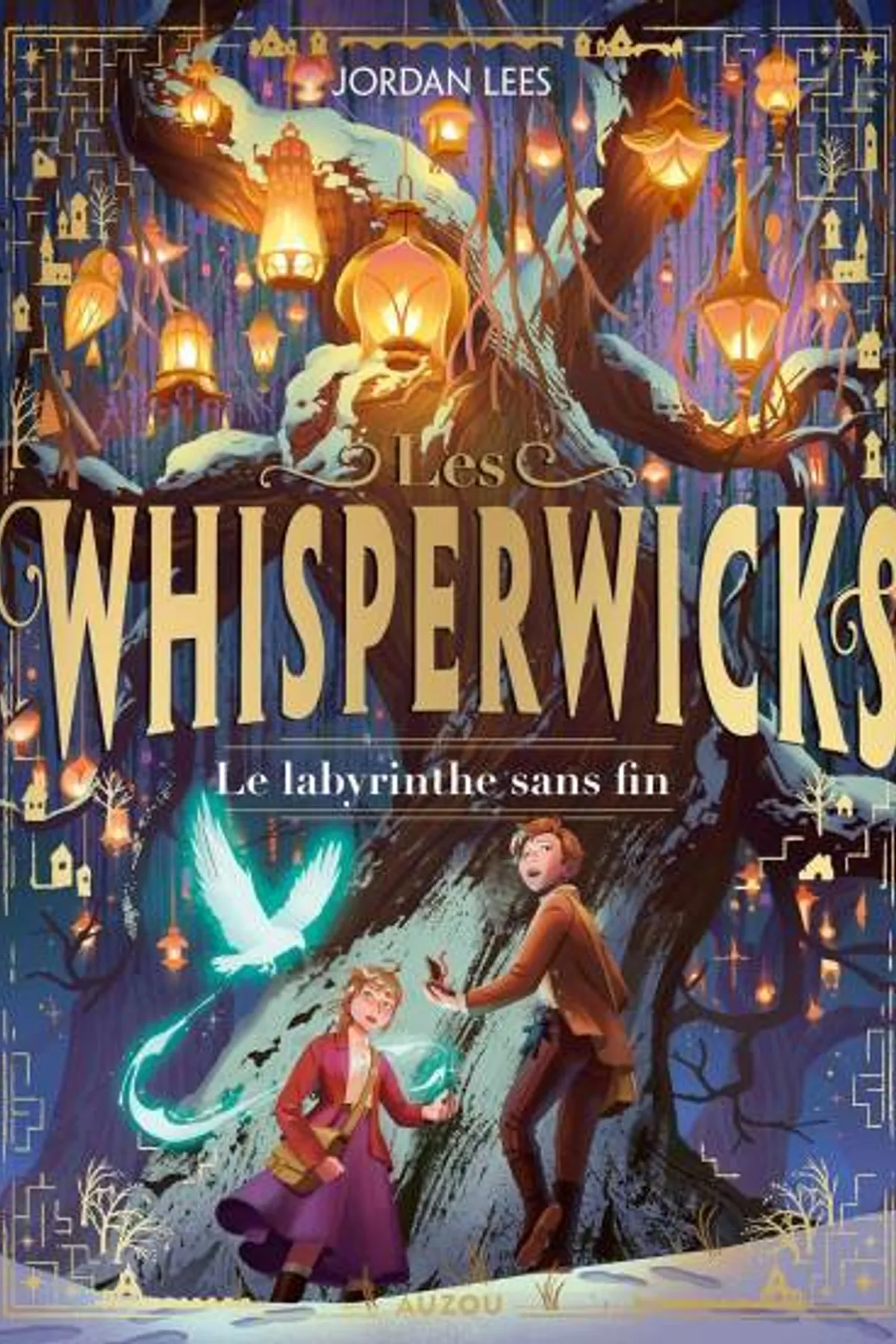 Couverture de « Les Whisperwicks T1 : Le labyrinthe sans fin »