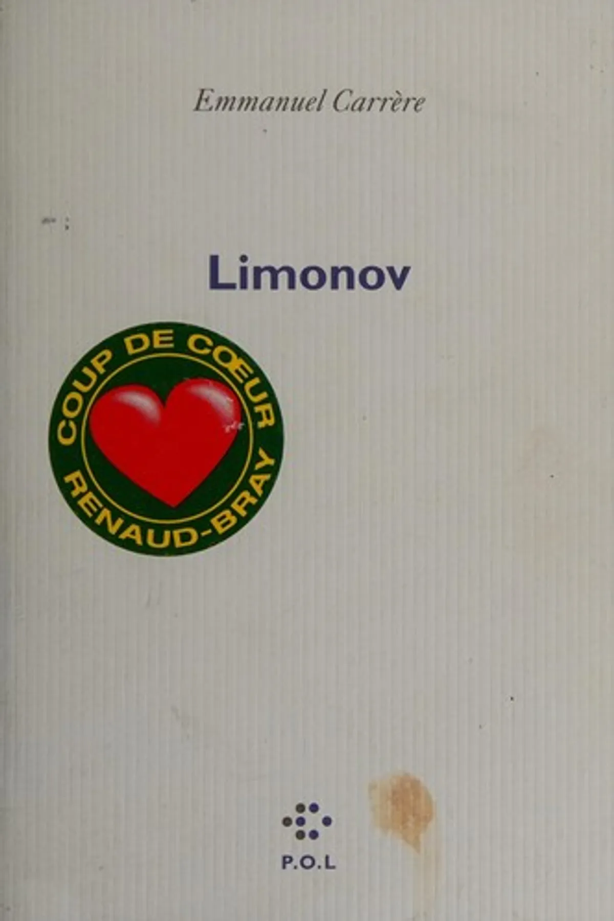 Couverture de « Limonov »