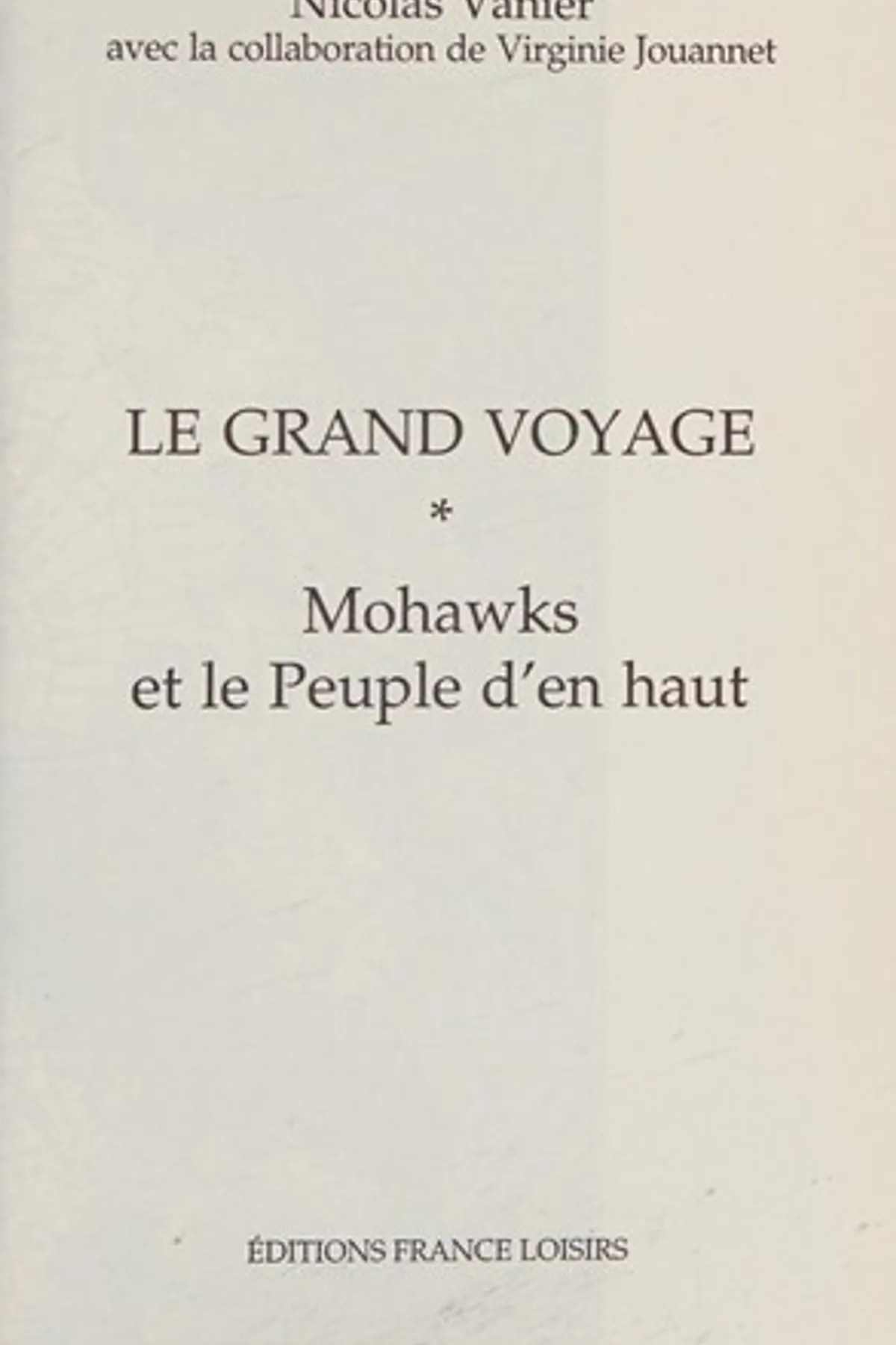 Couverture de « Mohawks et le peuple d'en haut »