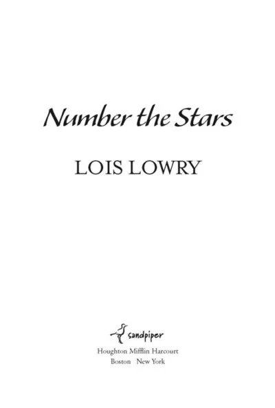 Couverture de « Number the stars »