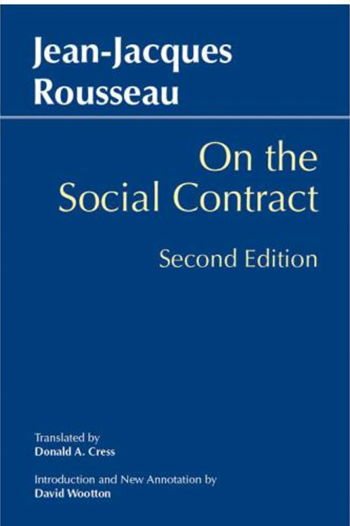 Couverture de « On the Social Contract »