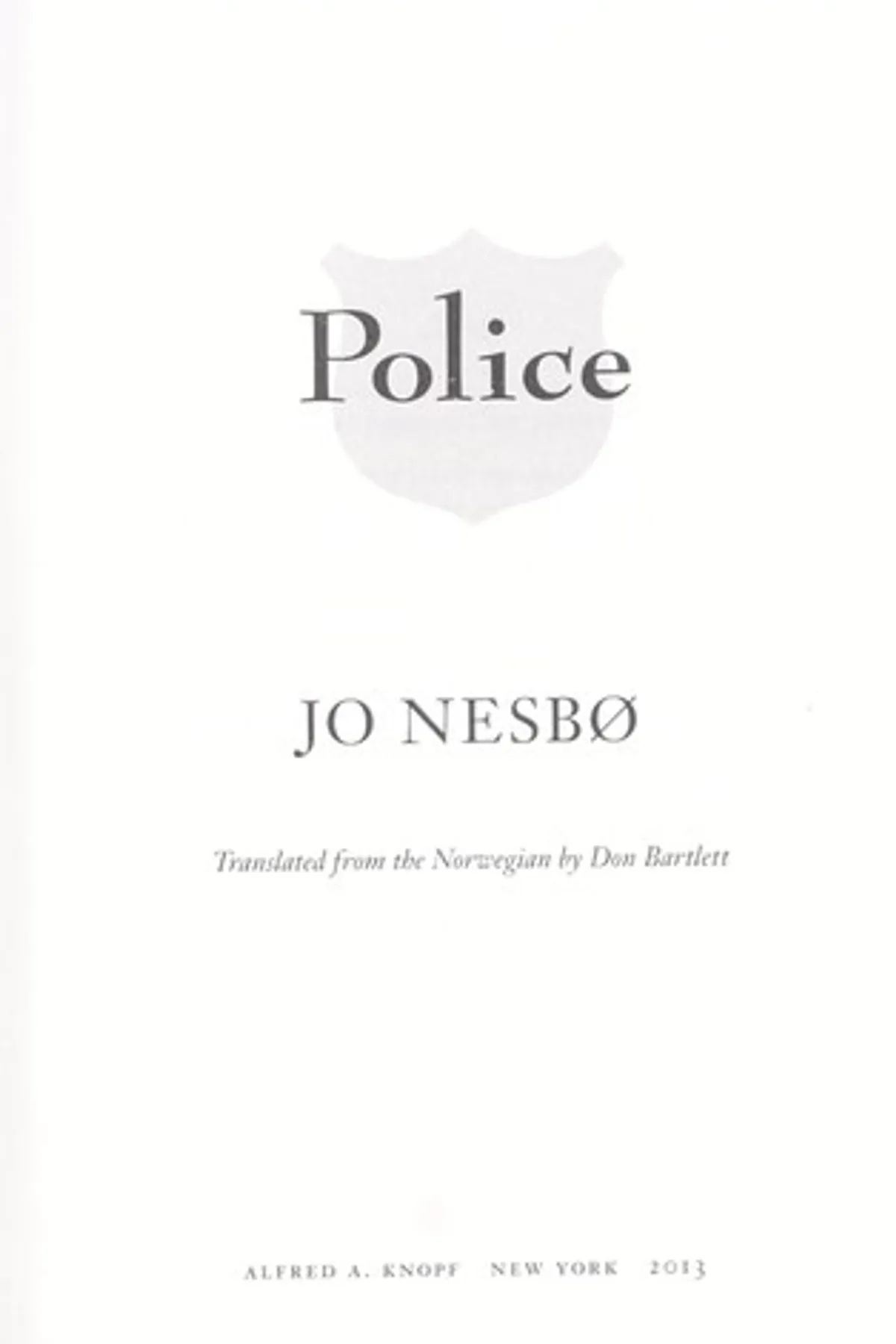 Couverture de « Police »