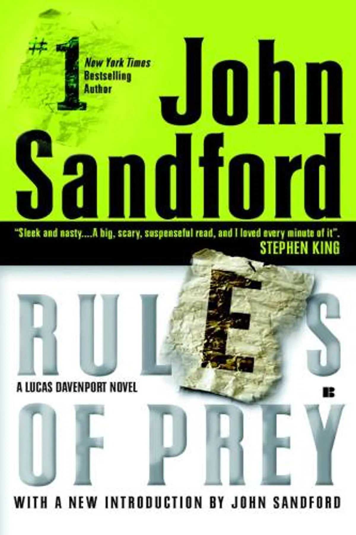Couverture de « Rules of Prey (Lucas Davenport, #01) »