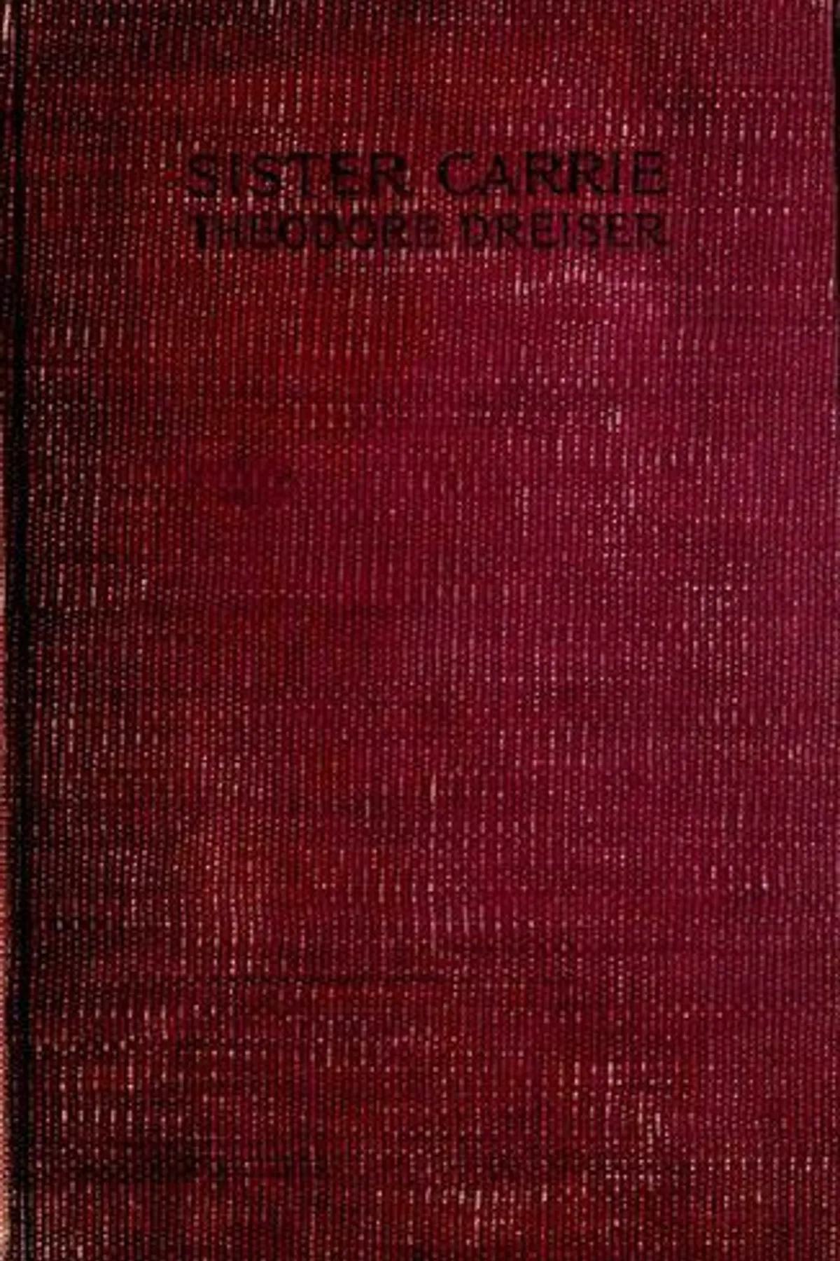 Couverture de « Sister Carrie »