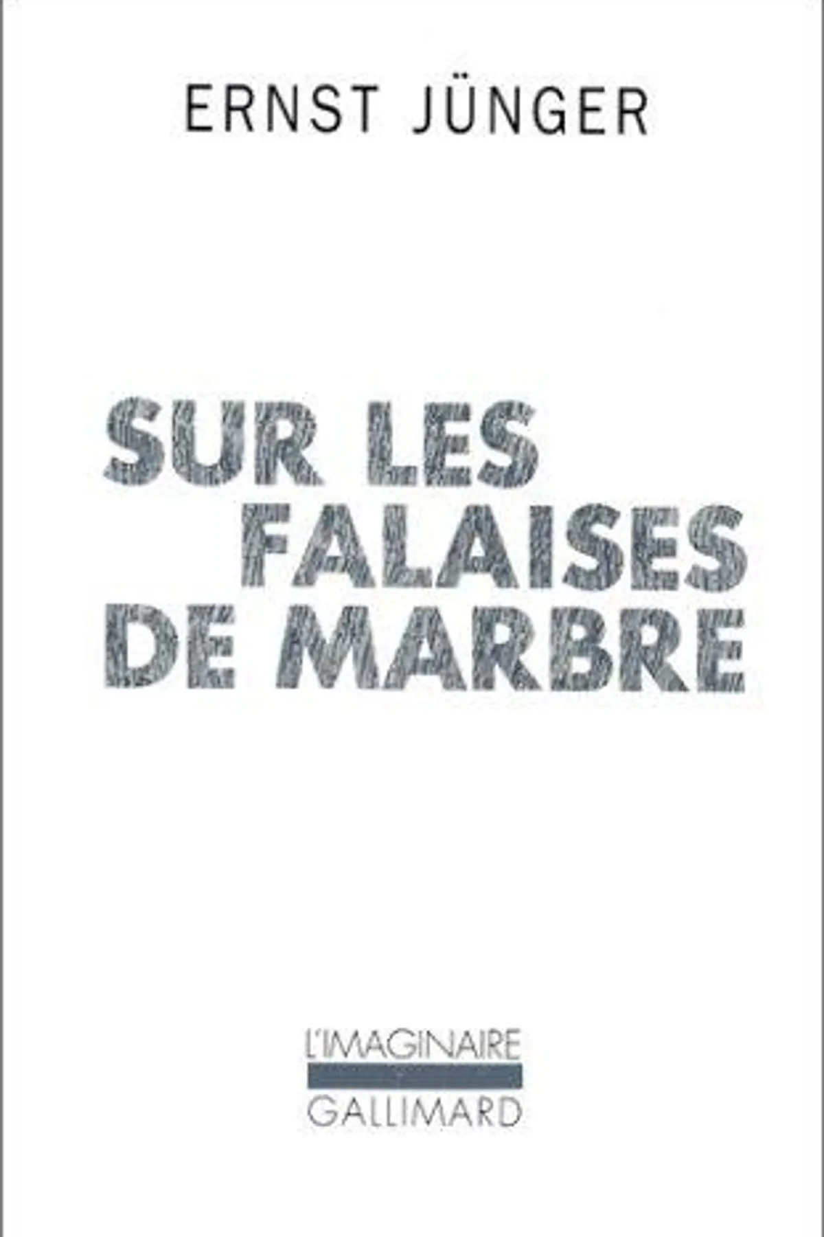 Couverture de « Sur les falaises de marbre »