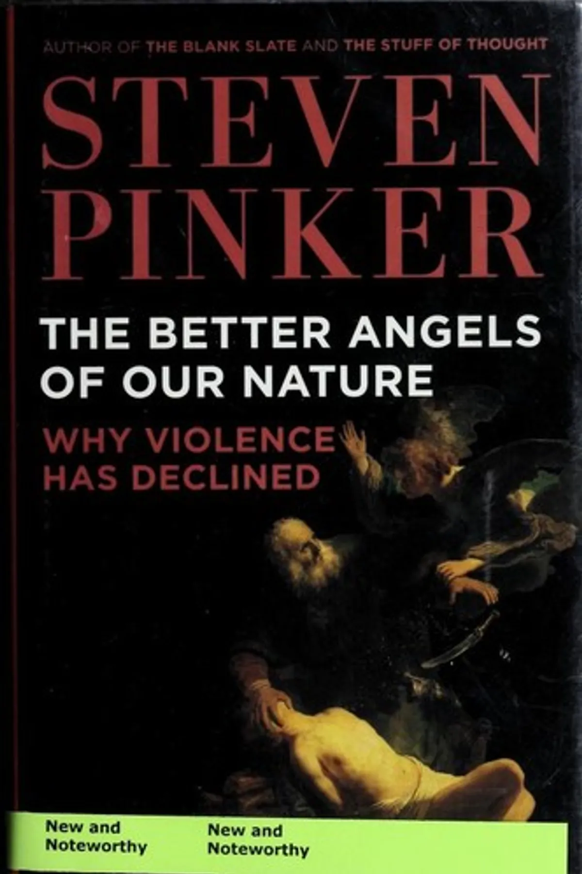 Couverture de « The Better Angels of Our Nature »