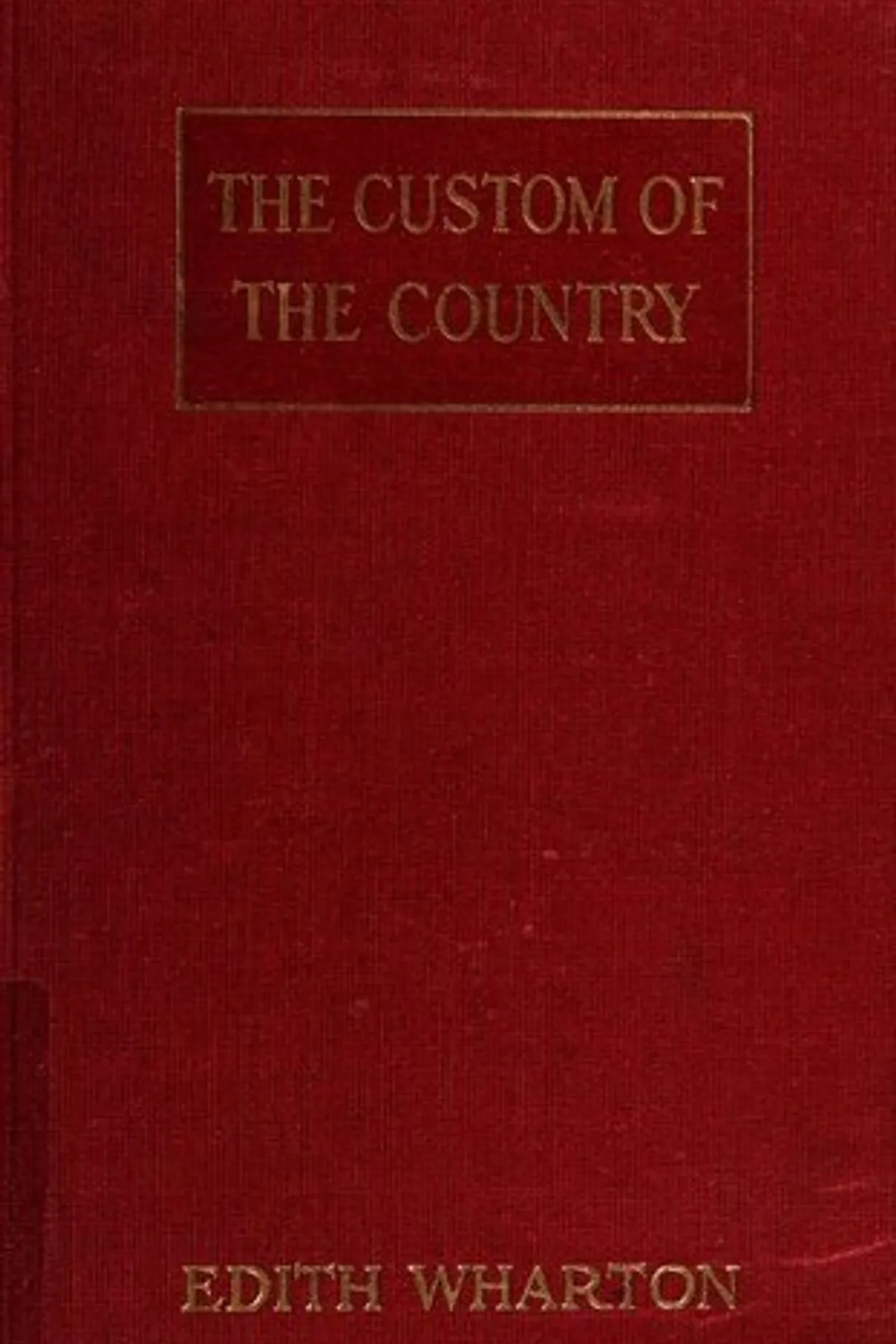 Couverture de « The Custom of the Country »