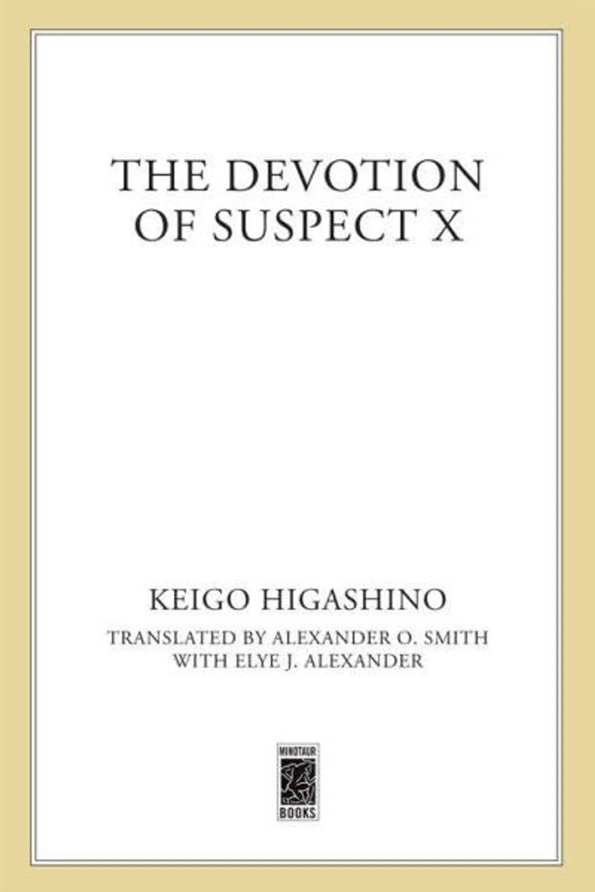 Couverture de « The Devotion of Suspect X »