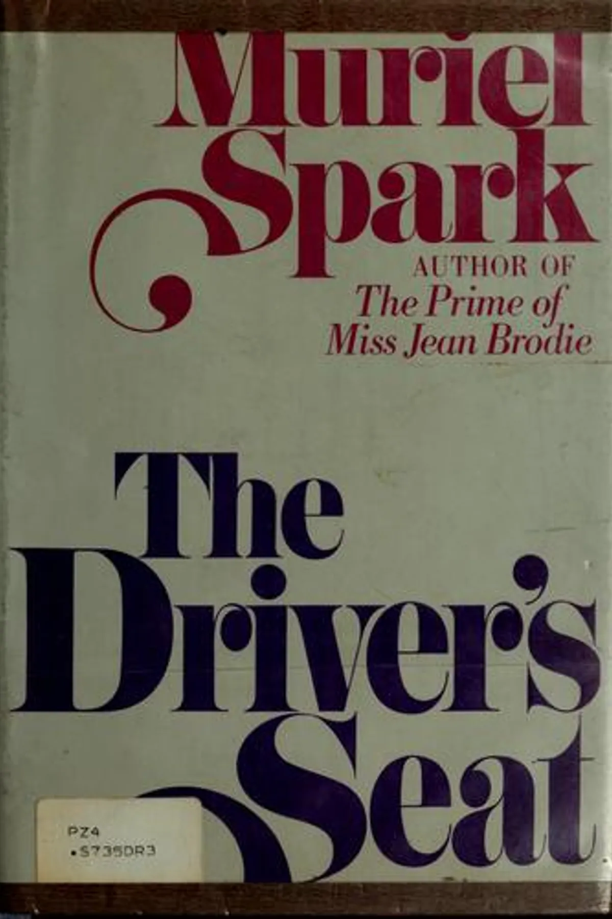 Couverture de « The Driver's Seat »