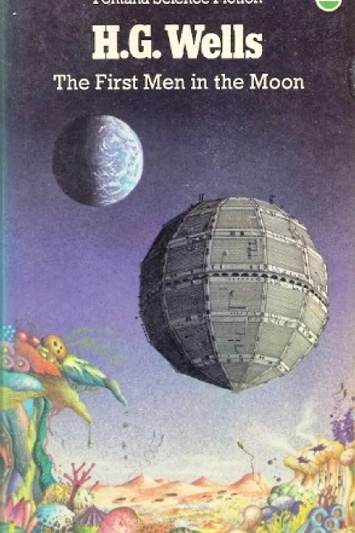 Couverture de « The First Men in the Moon »
