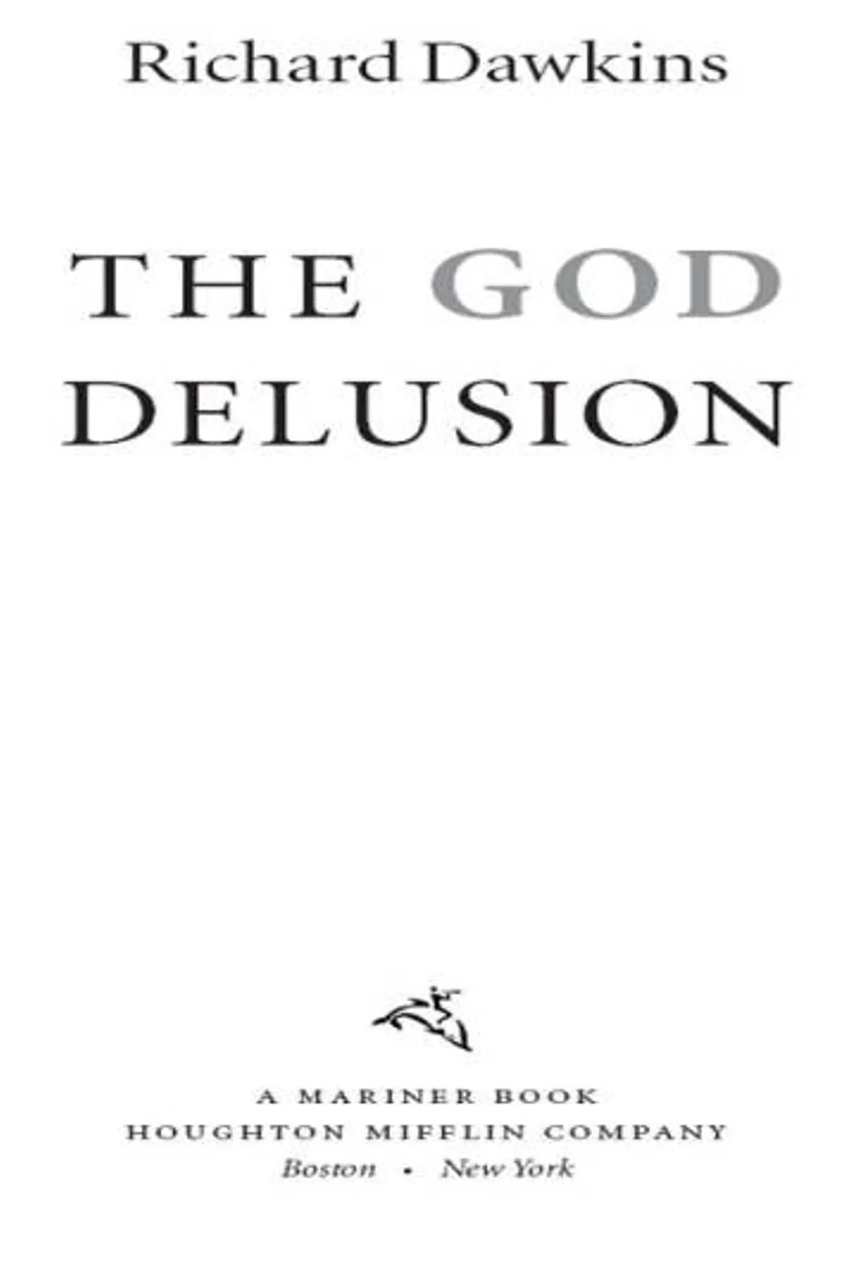 Couverture de « The God Delusion »
