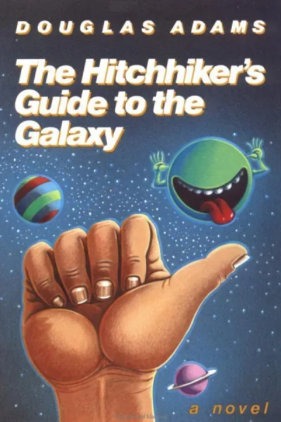 Couverture de « the Hitchhiker's Guide to the Galaxy »
