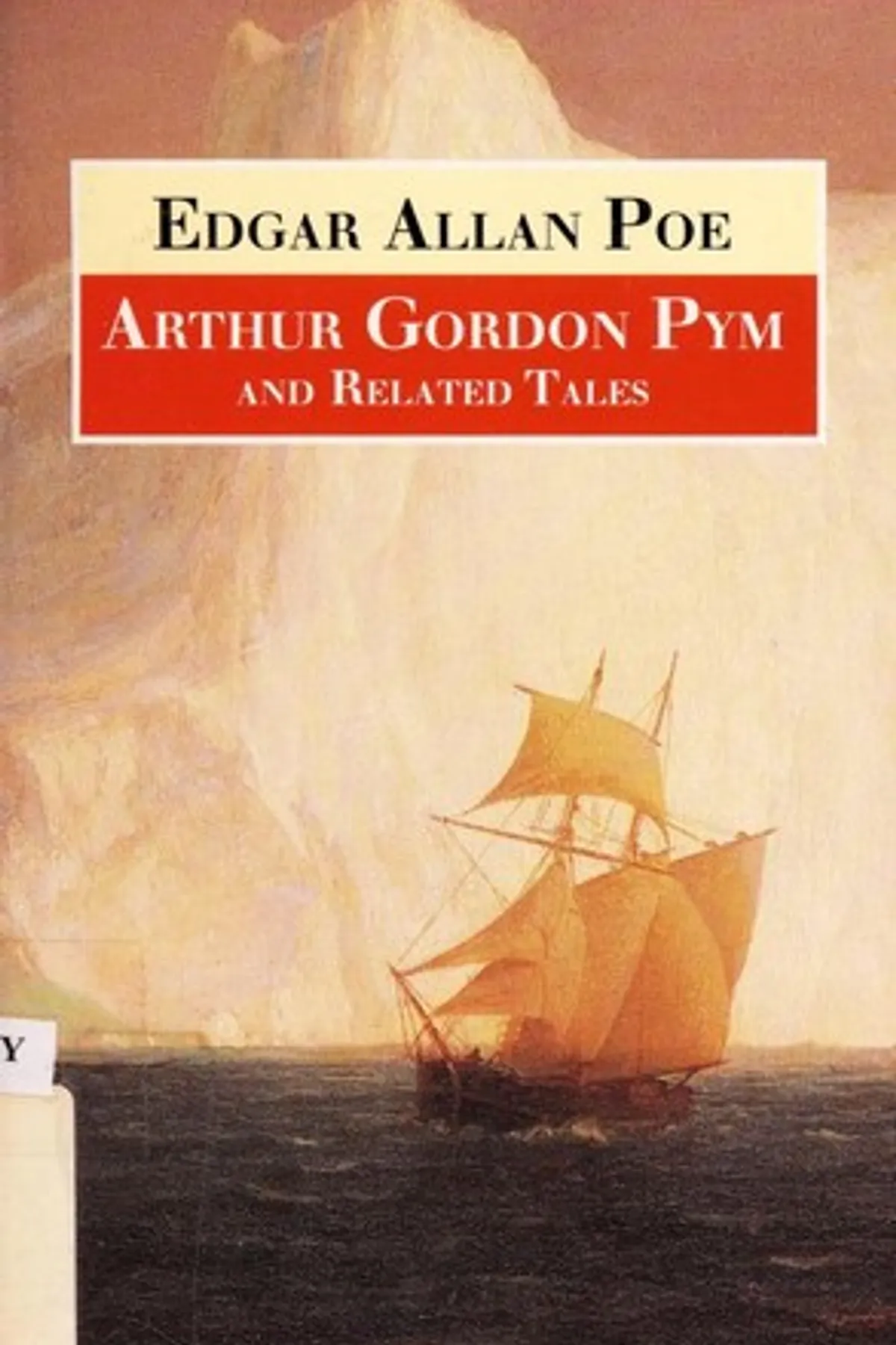 Couverture de « The Narrative of Arthur Gordon Pym of Nantucket »