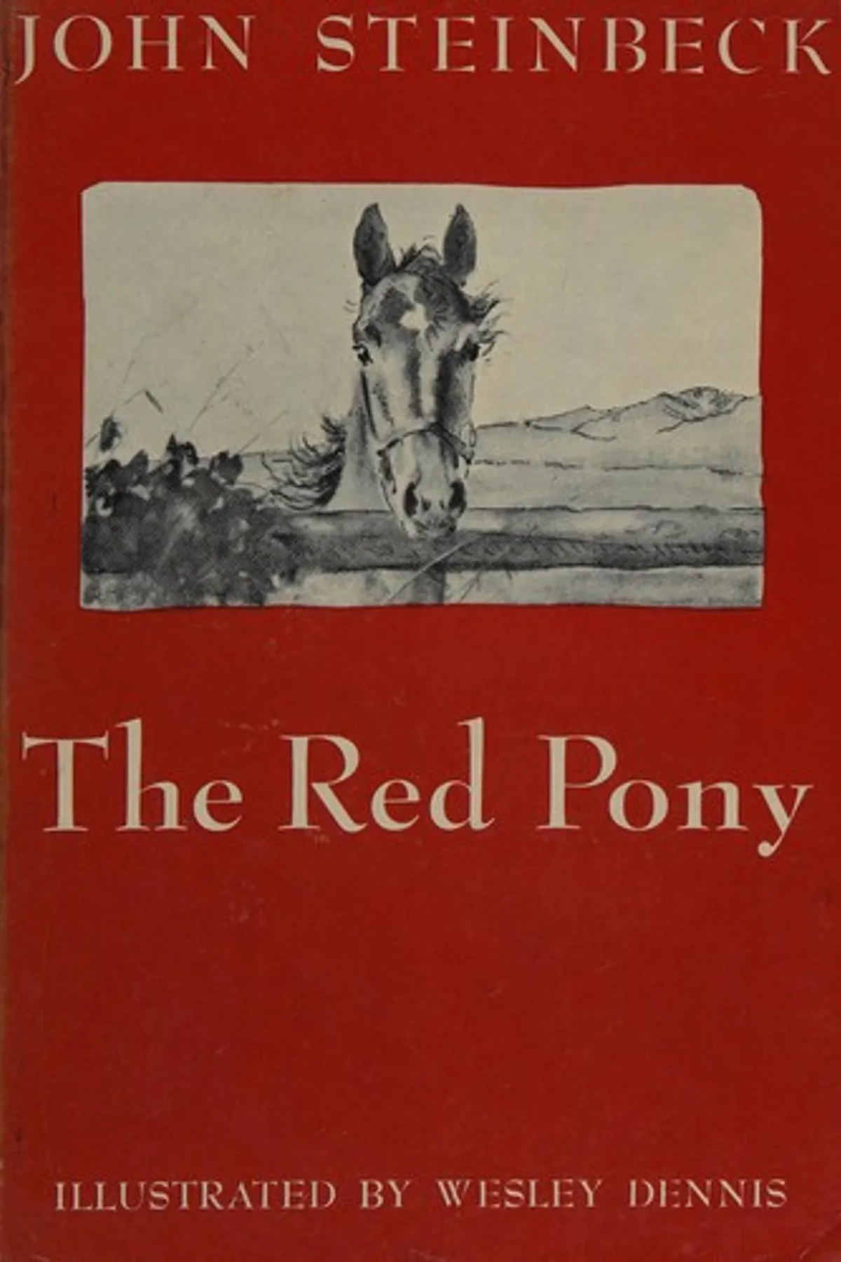 Couverture de « The red pony »