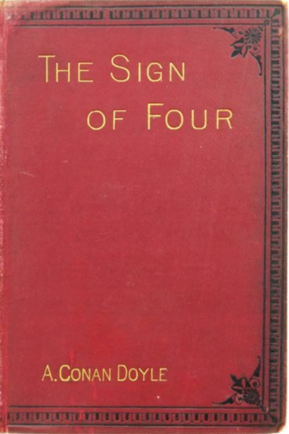 Couverture de « The Sign of Four »